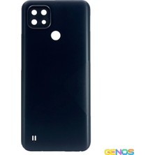 Genos Realme C21 Uyumlu Batarya Kapağı (Siyah) (SN808313)