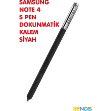 Genos Samsung Galaxy Note 4 Kalem S Pen Stylus Dokunmatik Kalemi Siyah