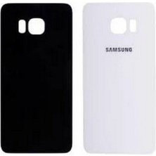 Genos Samsung G925 S6 Edge Uyumlu Arka Kapak Beyaz