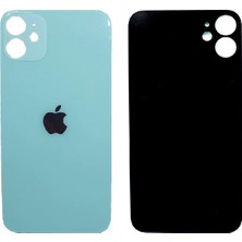 Genos Iphone 11 Uyumlu Arka Cam Kapak Yeşil Renk