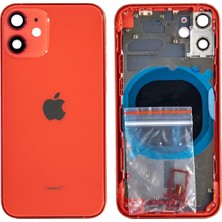 Genos Apple Iphone 12 Mini Uyumlu Kasa Boş Kırmızı