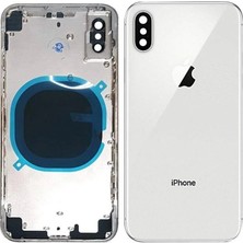 Genos Iphone x Uyumlu Boş Kasa Beyaz Renk