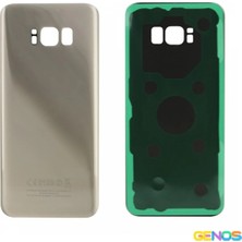 Genos Samsung Galaxy G955 S8 Plus Uyumlu Batarya Kapağı (Gold) (SN807963)