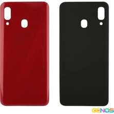 Genos Samsung Galaxy A30 Uyumlu Batarya Kapağı (Kırmızı) (SN807880)