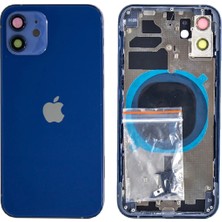 Genos Apple Iphone 12 Uyumlu Kasa Boş Mavi