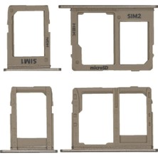 Genos Samsung A600 A6 Sim Tepsisi (Sim Çekmecesi) Gold Altın