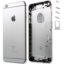 Genos Iphone 6s Plus Modeli Uyumlu Boş Kasa Beyaz (Açık Gri) Tam Modeli Uyumlu