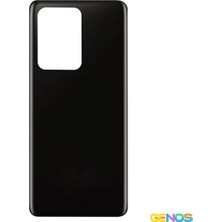 Genos Samsung Galaxy S20 Ultra Uyumlu Batarya Kapağı (Siyah) (SN808280)