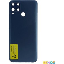 Genos Realme C15 Uyumlu Batarya Kapağı (Mavi) (SN808243)