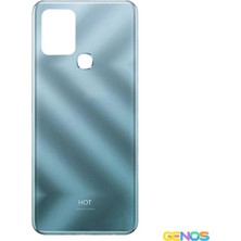 Genos Infinix Hot 10 Uyumlu Batarya Kapağı (Karbon Grisi) (SN808169)