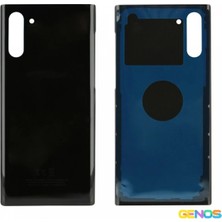 Genos Samsung Galaxy Note 10 Uyumlu Batarya Kapağı (Siyah) (SN808203)
