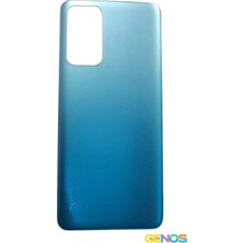 Genos Xiaomi Redmi Note 11 Uyumlu Arka Pil Kapağı Batarya Kapağı Mavi