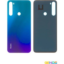 Genos Xiaomi Redmi Note 8 Arka Cam Kapak Batarya Pil Kapağı Mavi