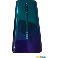 Genos Oppo Reno 2z Arka Pil Kapak Batarya Pil Kapağı Mavi