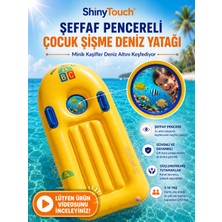 ShinyTouch Şeffaf Pencereli Çocuk Şişme Deniz Yatağı – Minik Kaşifler Deniz Altını Keşfediyor