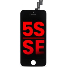 Genos Apple iPhone 5s LCD Ekran Dokunmatik Siyah A Plus Kalite