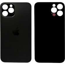 Genos Iphone 12 Pro Max Uyumlu Arka Cam Kapak Siyah Renk