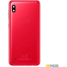 Genos Samsung Galaxy A10 Uyumlu Batarya Kapağı (Kırmızı) (SN808012)