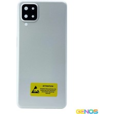 Genos Samsung Galaxy A12 Uyumlu Batarya Kapağı (Beyaz) (SN808208)