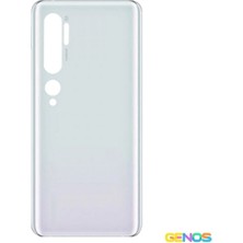 Genos Xiaomi Mi Note 10 Uyumlu Batarya Kapağı (Beyaz) (SN808406)