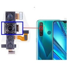 Genos Realme 5 Pro Ile Uyumlu Arka Kamera Full Set