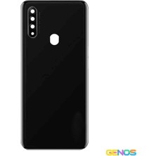 Genos Oppo A31 Uyumlu Batarya Kapağı (Siyah) (SN808340)