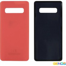 Genos Samsung Galaxy S10 Uyumlu Batarya Kapağı (Turuncu) (SN808096)
