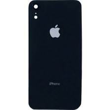 Genos Iphone Xr Modeli Uyumlu Arka Cam Kapak Siyah Renk