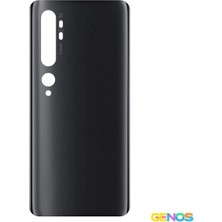 Genos Xiaomi Mi Note 10 Uyumlu Batarya Kapağı (Siyah) (SN808441)