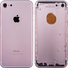 Genos Iphone 7 Modeli Uyumlu Boş Rose Gold (Bakır Renk) Tam Modeli Uyumlu