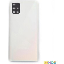 Genos Samsung Galaxy A51 Uyumlu Batarya Kapağı (Beyaz) (SN807986)