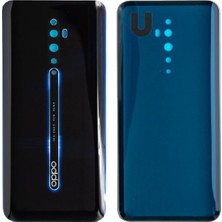 Genos Oppo Reno 2z Uyumlu Arka Kapak Siyah