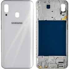 Genos Samsung A305 A30 Uyumlu Kasa Beyaz