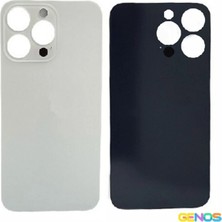 Genos iPhone 13 Pro Uyumlu Batarya Kapağı (Beyaz) (SN808333)