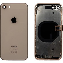 Genos Iphone 8 Modeli Uyumlu Boş Kasa Gold (Altın Renk) Tam Modeli Uyumlu