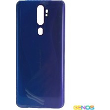 Genos Oppo A9 2020 Uyumlu Batarya Kapağı (Mavi) (SN808127)