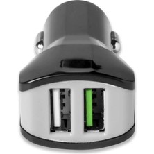 Celly Araç Şarjı Turbo 2USB-3.4A-SPC-097 - Siyah - Teşhir