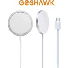 Genos Iphone Tüm Serilere Uyumlu 20 W Kablosuz Şarj Aleti Magsafe