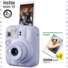 Fujifilm Instax Mini 13 Lila Fotoğraf Makinesi ve 20'li Mini Film