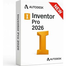 Autodesk Inventor Professional 2026 (Windows) - 1 Pc 2 Yıl Full Sürüm Serial Kod
