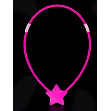 Egecen Karanlıkta Yanan Glow Stick Yıldız Kolye - 6 Adet