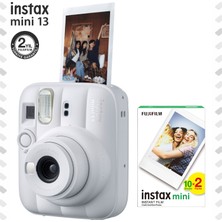 Fujifilm Instax Mini 13 Beyaz Fotoğraf Makinesi ve 20'li Mini Film