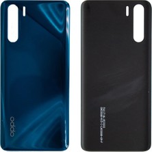 Genos Oppo A91 Uyumlu Arka Kapak Mavi