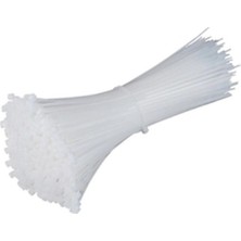 Hace Bazaar Plastik Çırt Kelepçe 100 Parça Beyaz 2.5X100MM (K95)