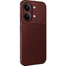 Marsilyan Mey Ithalat®   Poco X8 Pro Max Auto Focus Karbon Kapak - Bordo