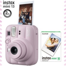 Fujifilm Instax Mini 13 Pembe Fotoğraf Makinesi ve 10'lu Mini Film