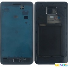 Genos Samsung Galaxy I9100 S2 Uyumlu Kasa (Siyah) (SN807681)