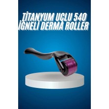 MiraLive Titanyum Uçlu Derma Roller 540 Iğneli 1 mm Gözenek Azaltıcı Akne Izlerine Uygun