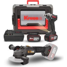 Cat DXKR1SET DX3130B + KUB30.2 18VOLT 4.0AH. Çift Akülü Şarjlı Kömürsüz Profesyonel Ortak Akülü Kombo Set