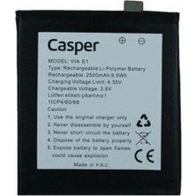 Genos Casper Via E1 A Kalite Batarya 2500 Mah GNS2683777
